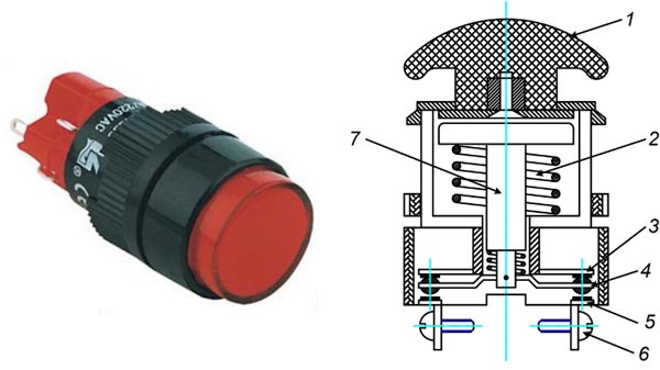 Cấu tạo của nút nhấn | Hải Phòng Tech