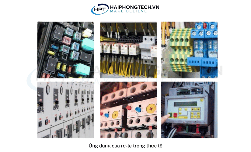 Ứng dụng của rơ-le trong thực tế | Hải Phòng Tech
